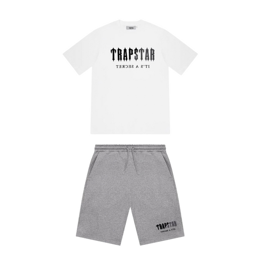 Trapstar Chenille Decoded T-Shirt and Short Set